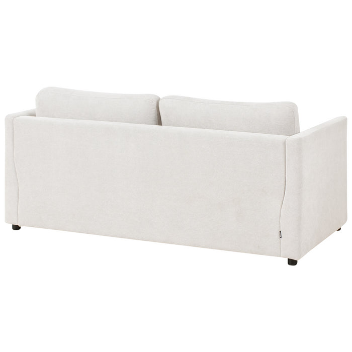 Beliani - INKOO - Slaapbank 2-zits - Off-white - Stof