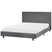 Beliani - ALBI - Tweepersoonsbed - Grijs - 140 x 200 cm - Polyester