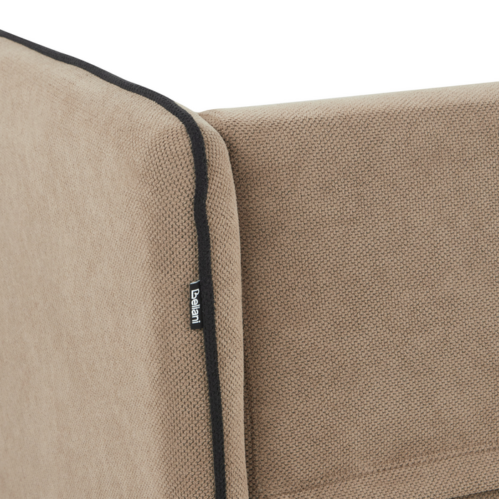 Beliani - ALTAN - Hoekbank - Lichtbruin - Linkerzijde - Polyester