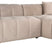 Richmond Interiors Cube 3-Zits Bank+Chaise Longue Rechts Khaki Velvet