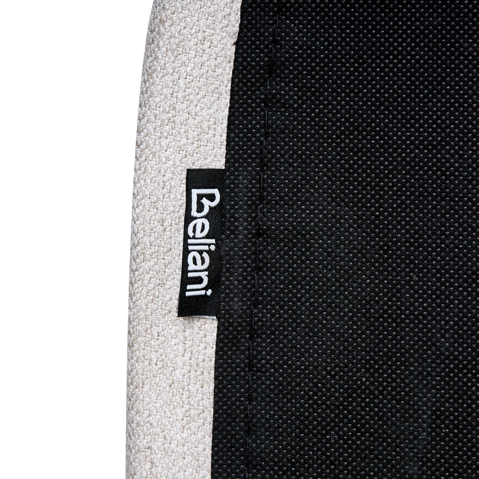 Beliani-VAUCLUSE-Tweepersoonsbed-Gebroken wit-140 x 200 cm-Polyester