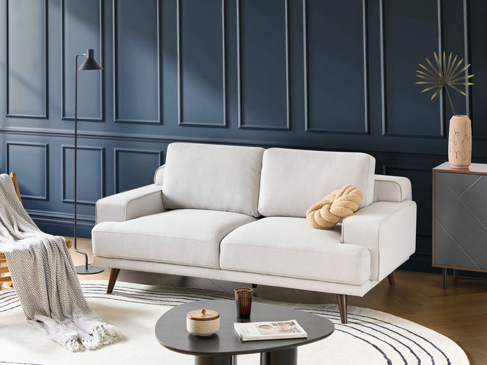 Beliani - DALUM - Tweezitsbank - Lichtbeige - Polyester