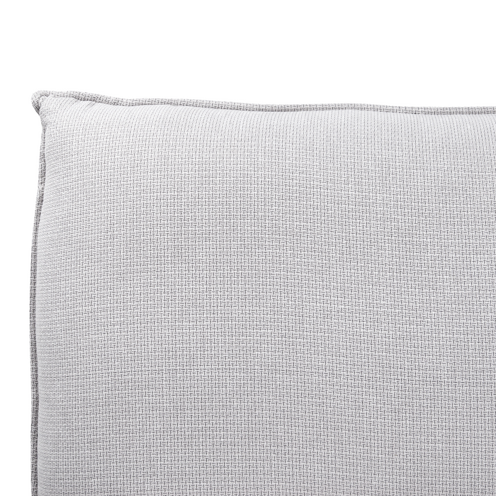 Beliani - VINAY - Tweepersoonsbed - Grijs - 180 x 200 cm - Polyester