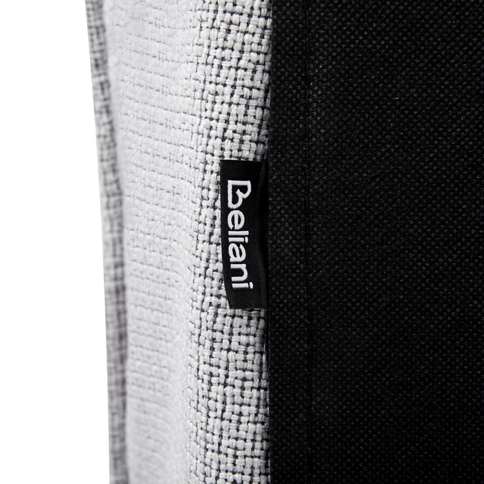 Beliani - VINAY - Tweepersoonsbed - Grijs - 180 x 200 cm - Polyester