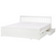 Beliani - OLENDON - Bed met 2 lades - Wit - 180 x 200 cm - Dennenhout