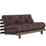 Karup design slaapbank Roots 160 carob bruin