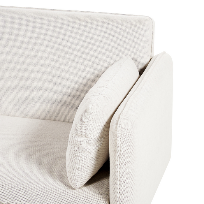 Beliani - ASAA - Slaapbank - Off-white - Polyester