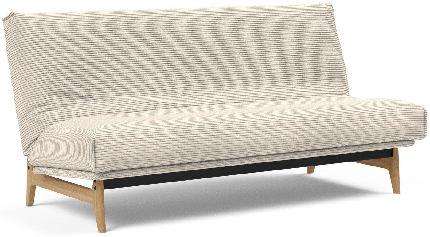 Innovation Aslak Ivory Corduroy Slaapbank 140 cm
