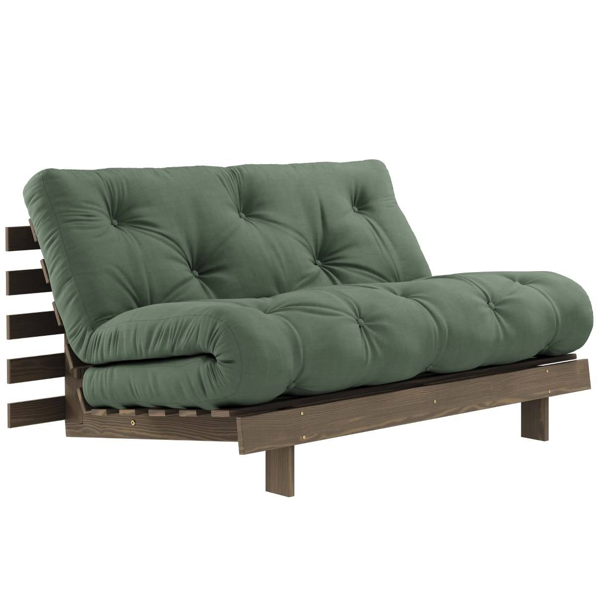 Karup design slaapbank Roots 140 carob bruin