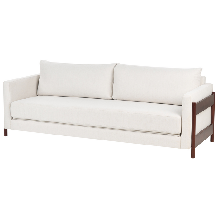 Beliani - ORSA - Slaapbank - Gebroken Wit - Polyester