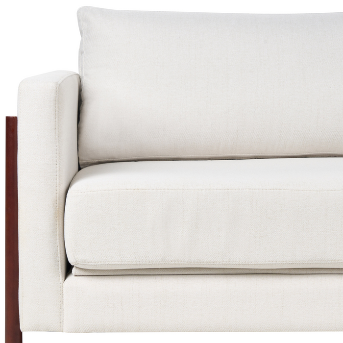 Beliani - ORSA - Slaapbank - Gebroken Wit - Polyester