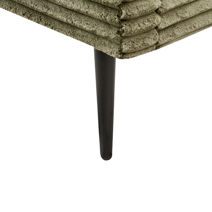 Beliani - FLAYAT - Tweepersoonsbed - Groen - 180 x 200 cm - Corduroy