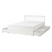 Beliani - OLENDON - Bed met 4 lades - Wit - 140 x 200 cm - Dennenhout