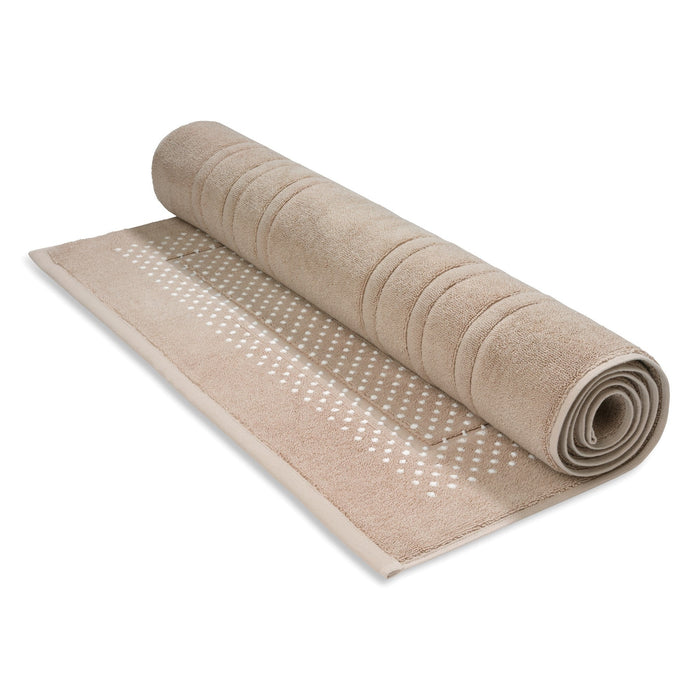 Houston Badmat Almond | 60 x 60 cm | Beige | Katoen