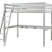 LUCEVI - Pino Mezzanine bed + Ladder + Bureau - Wit - 140x200 cm
