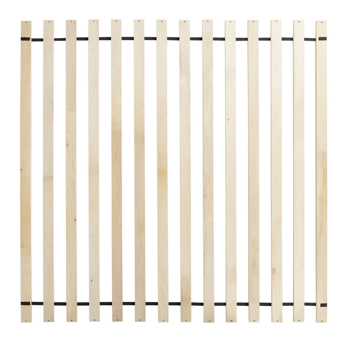 Beliani-CHAMPAGNAT-Tweepersoonsbed-Wit-180 x 200 cm-Rubberhout