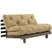 Karup design slaapbank Roots 140 carob bruin