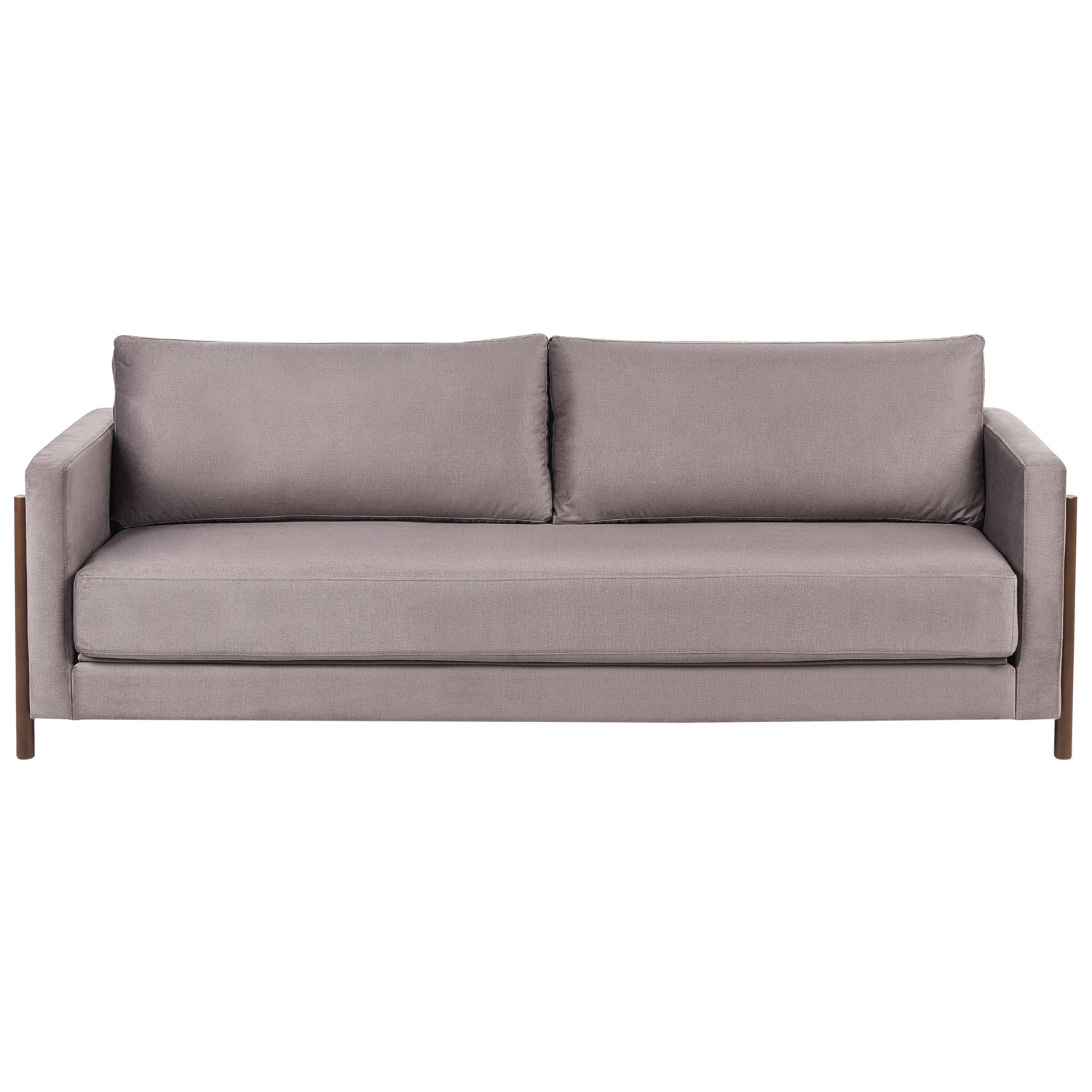 Beliani - ORSA - Slaapbank - Taupe - Polyester