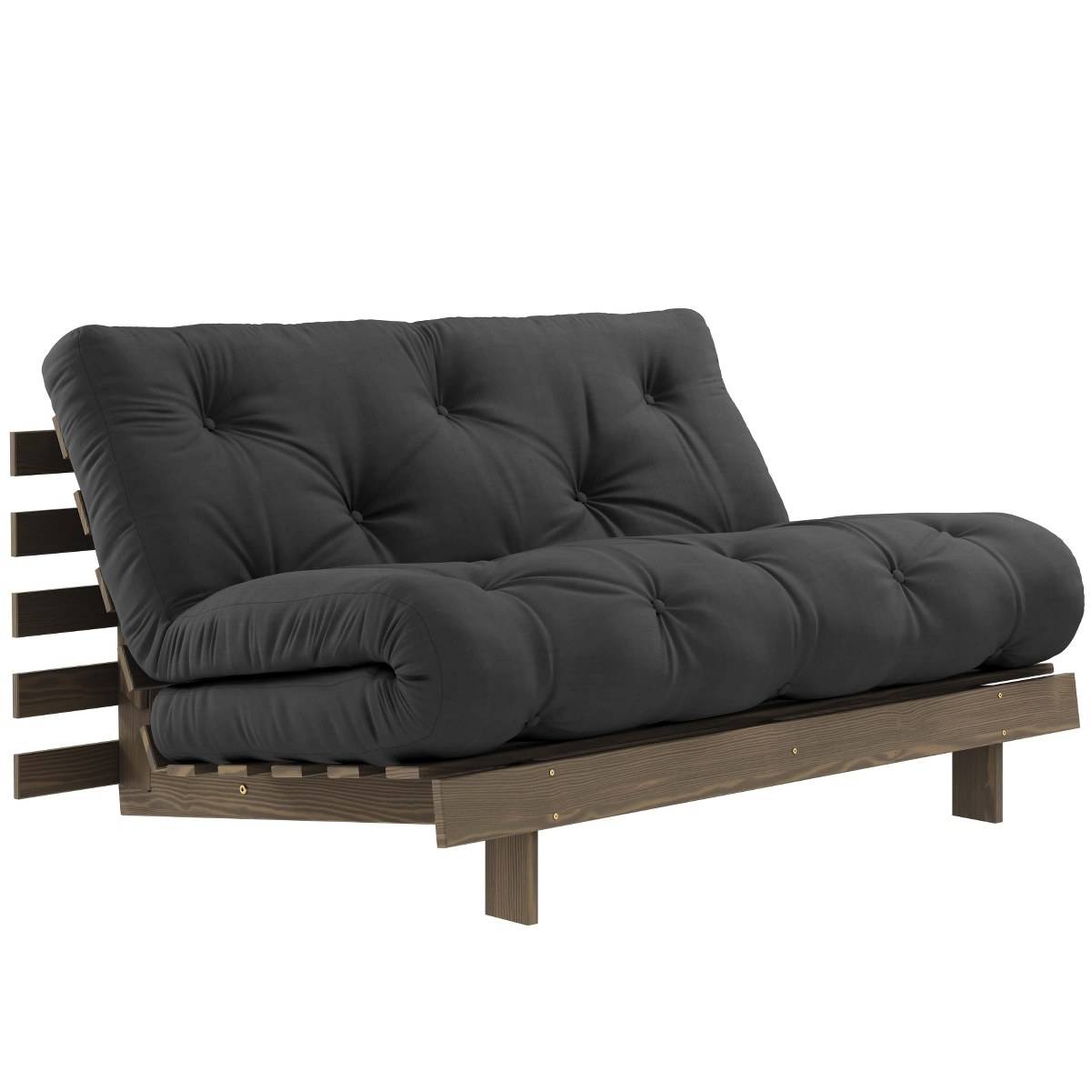 Karup design slaapbank Roots 140 carob bruin