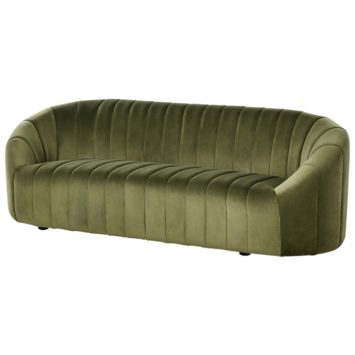 Beliani - MALUNG - Bankenset - Donkergroen - Fluweel