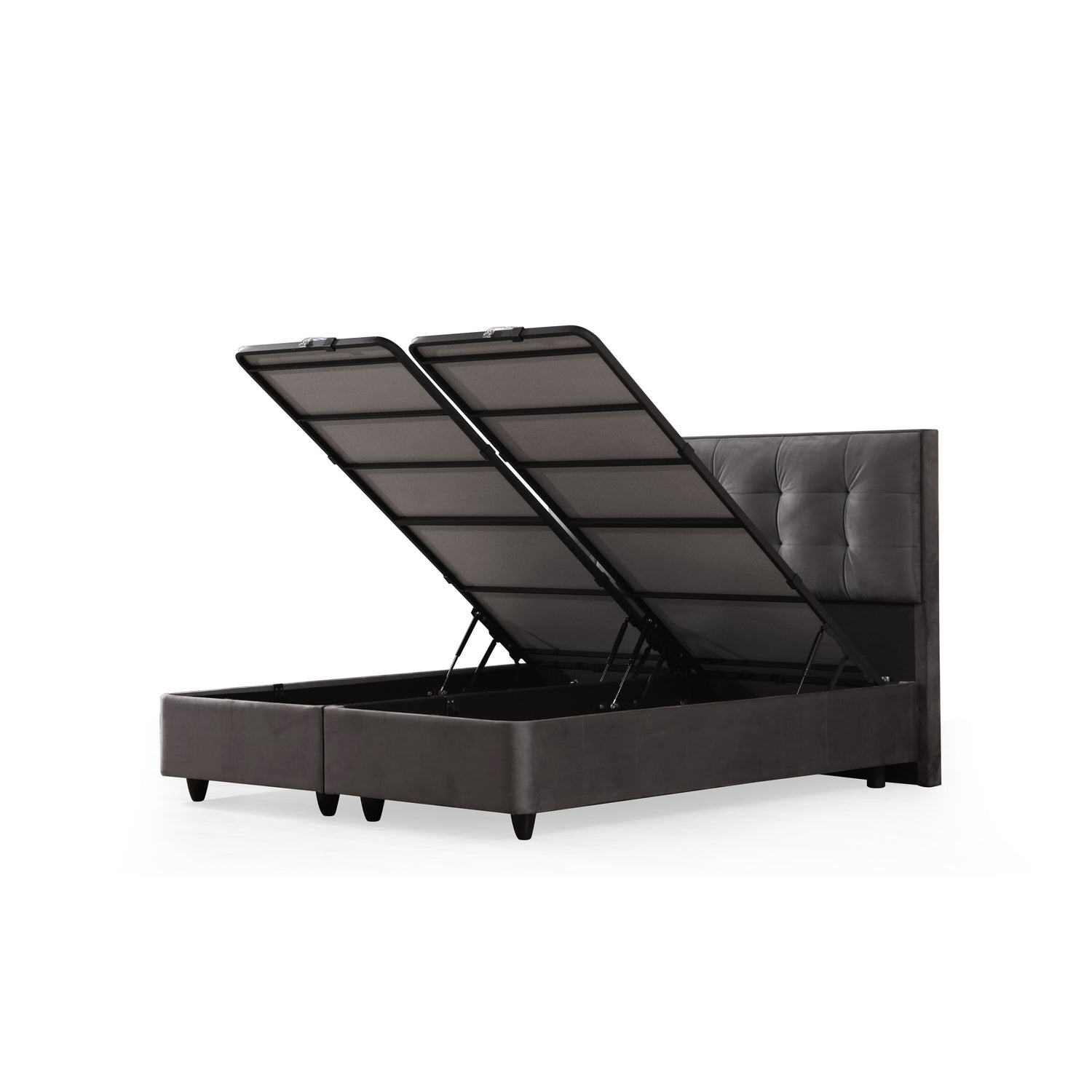 SKYBEDD ® Modebedd Boxspring met Opbergruimte en Matras