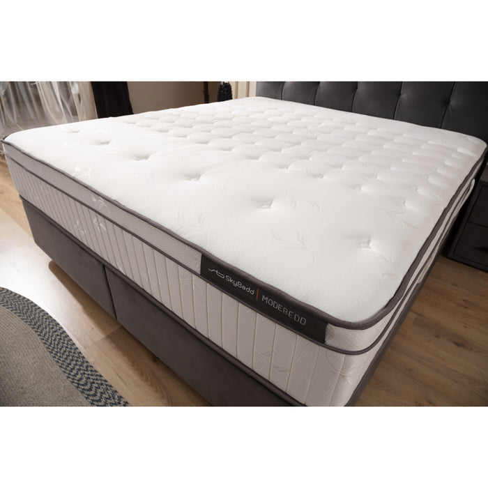 SKYBEDD ® Modebedd Boxspring met Opbergruimte en Matras