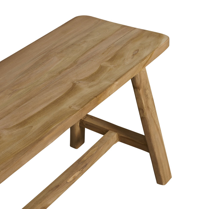 Bank Taby - Hout - Naturel - Hout - 120x45x30cm (BxHxD)