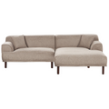 Beliani - HOLT - Hoekbank - Taupe - Linkszijdig - Polyester
