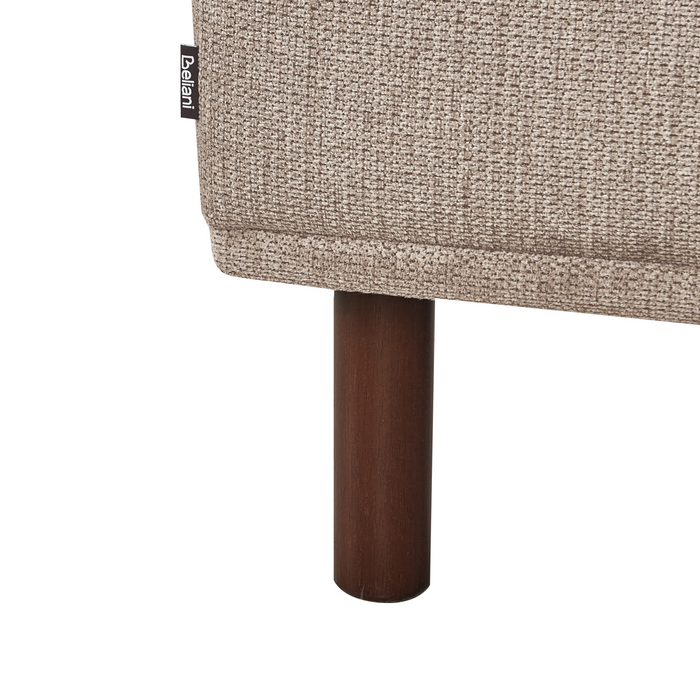 Beliani - HOLT - Hoekbank - Taupe - Linkszijdig - Polyester