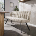 Davidi Design Raster Zand Bouclé Eetkamerbank 180 cm