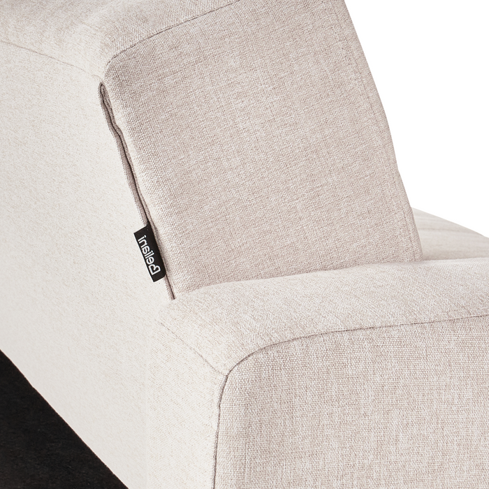 Beliani-ABERDEEN-Hoekslaapbank ottomaan-Beige -Linkszijdig-Polyester