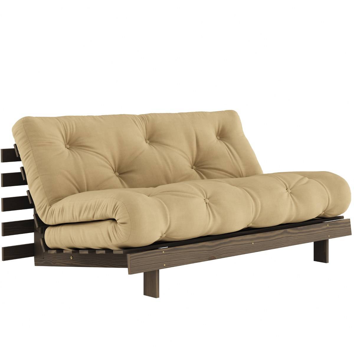 Karup design slaapbank Roots 160 carob bruin