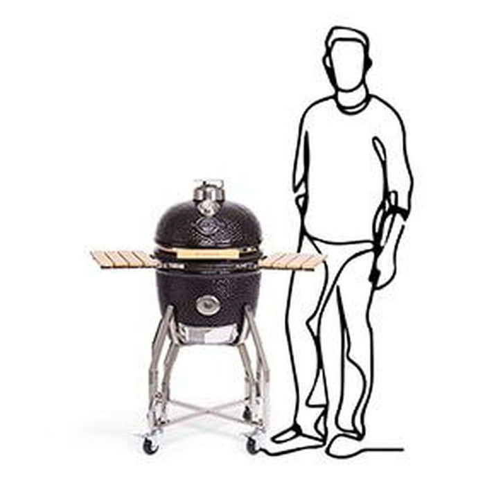 Yakiniku - BBQ Kamado 16 Inch Medium met onderstel en Zijtafels