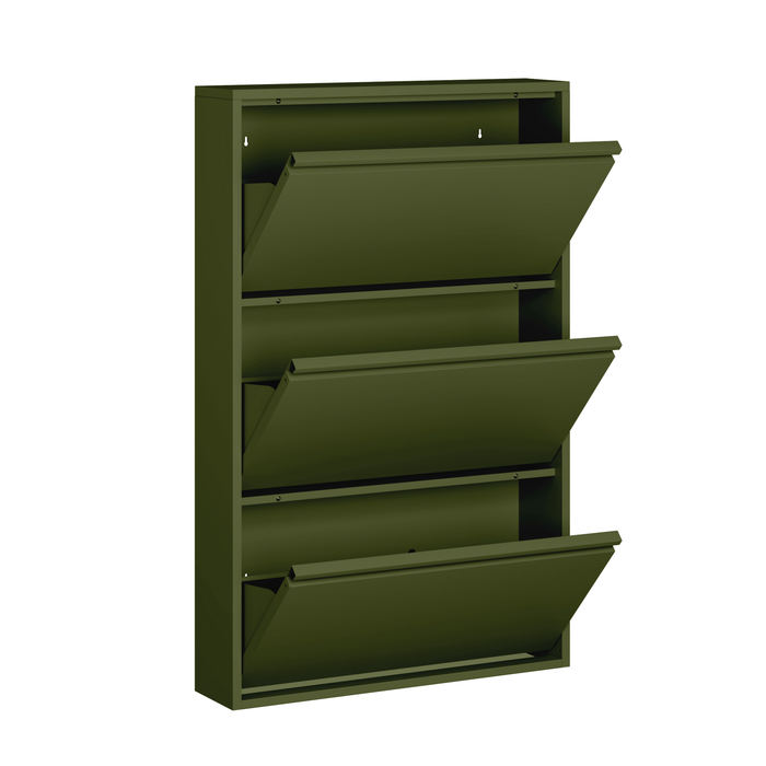 by fonQ Klip Schoenenkast - 3 Vakken - Pesto