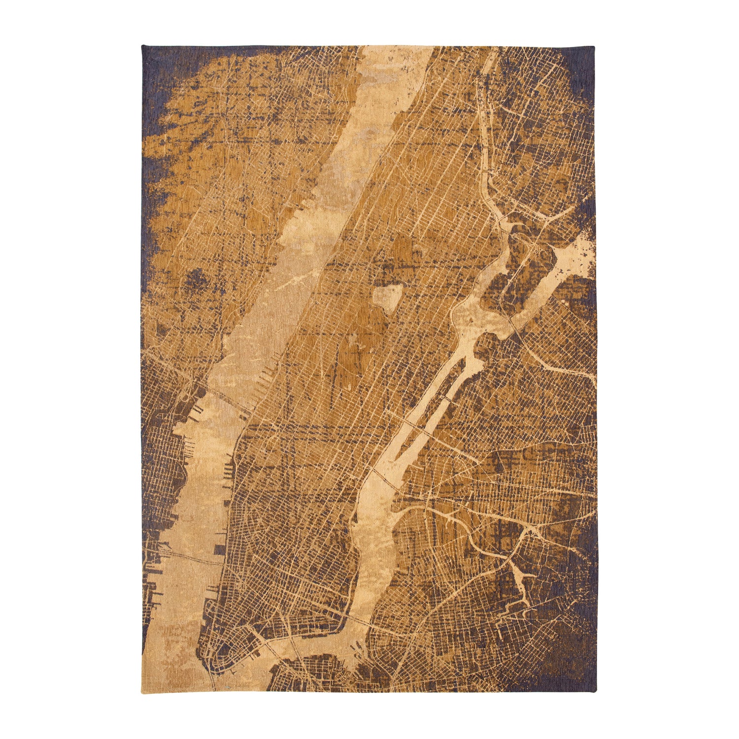 Louis de Poortere Cities Vloerkleed 100 x 140 cm - Gatsby Gold