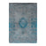 Louis de Poortere Medallion Fading World Vloerkleed 80 x 150 cm - Grey Turquoise