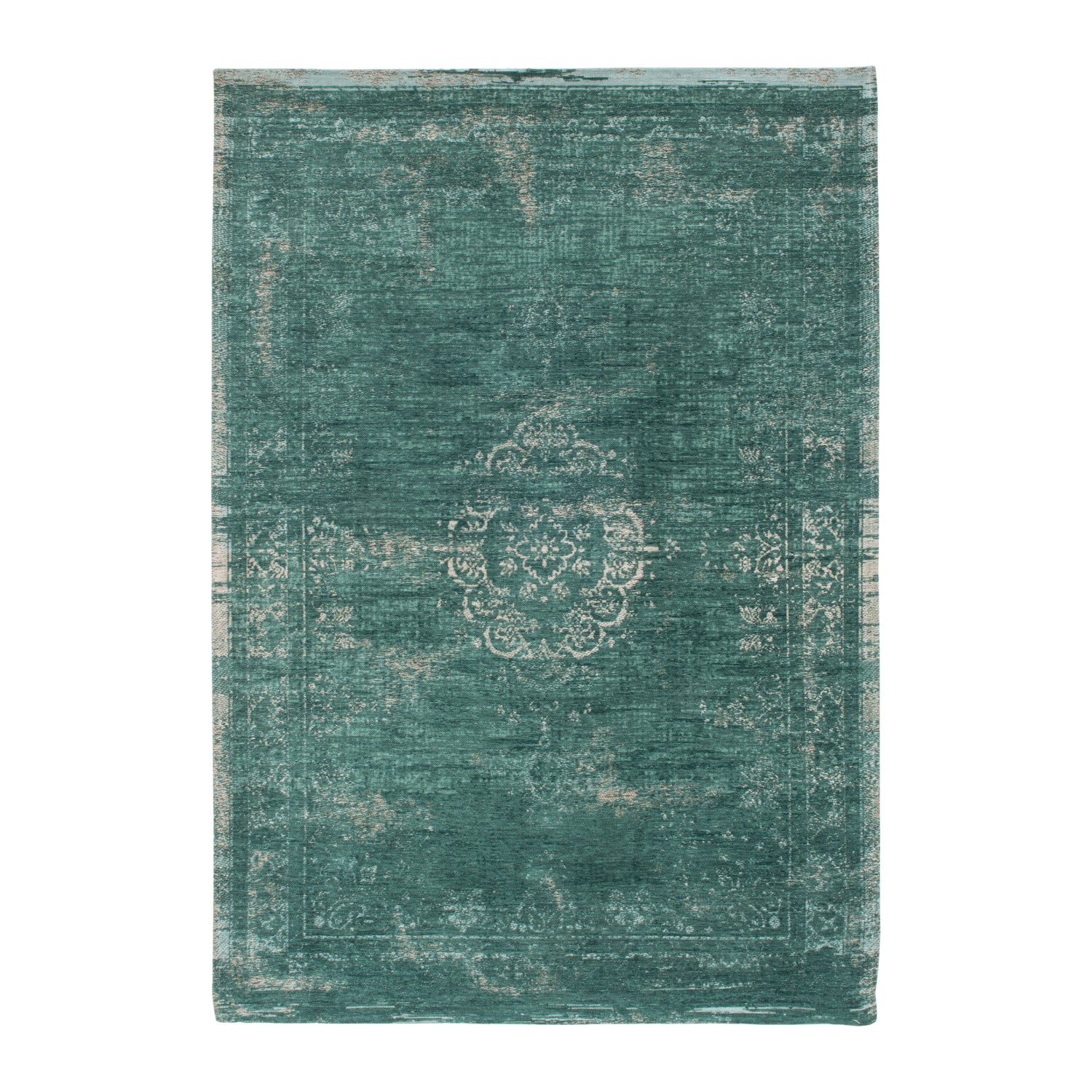 Louis de Poortere Medallion Fading World Vloerkleed 80 x 150 cm - Jade