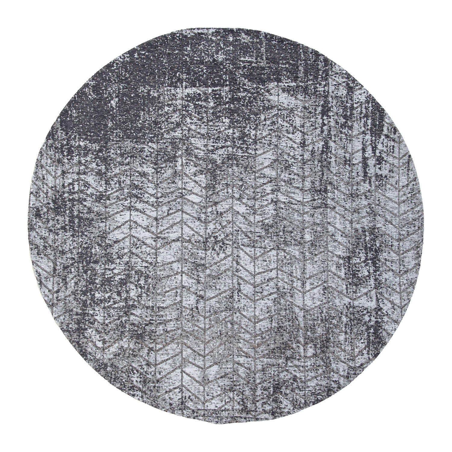 Louis de Poortere Jacob's Ladder Vloerkleed Ø 140 cm - Harlem Contrast