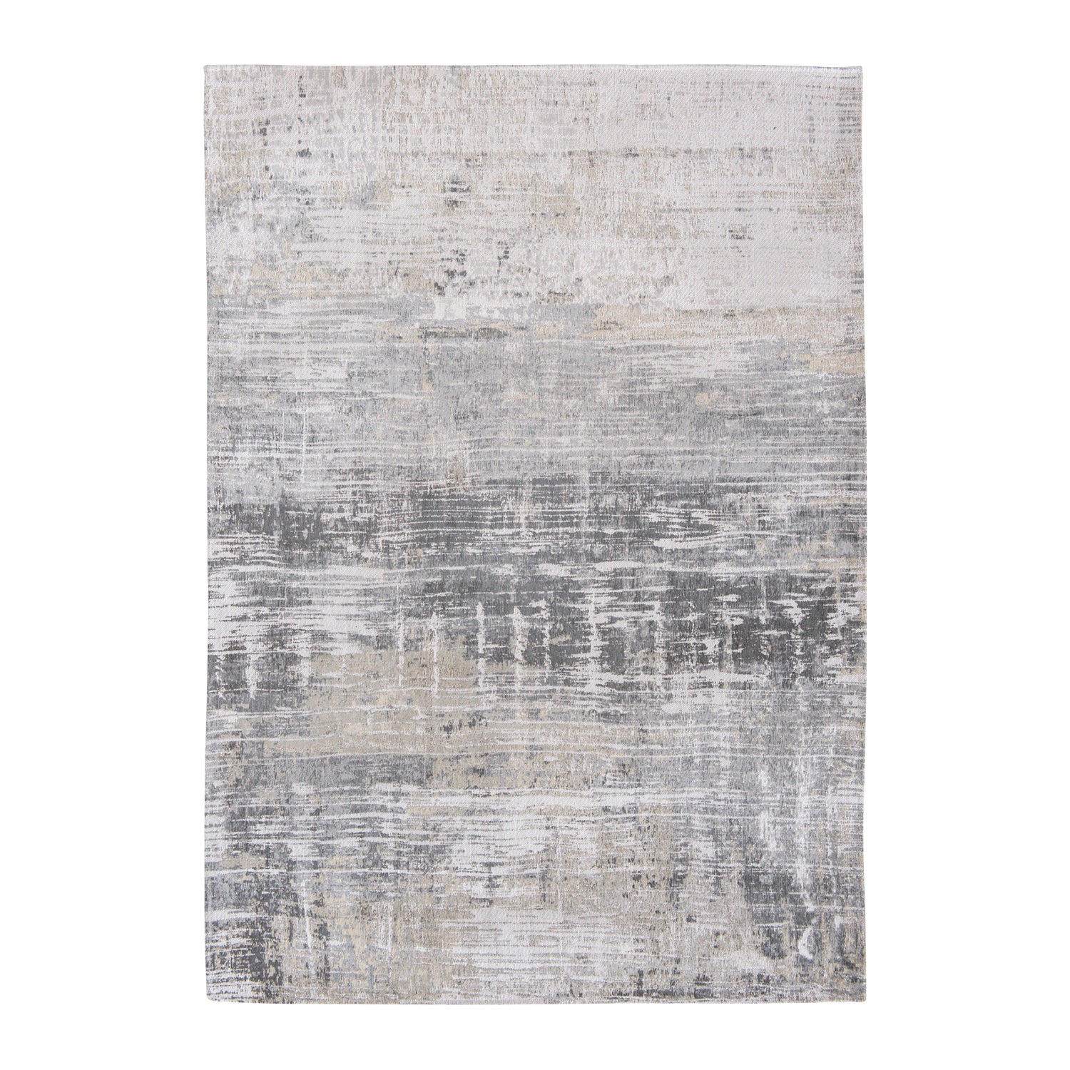 Louis de Poortere Streaks Vloerkleed 80 x 150 cm - Coney Grey