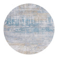 Louis de Poortere Streaks Vloerkleed Ø 140 cm - Long Island Blue