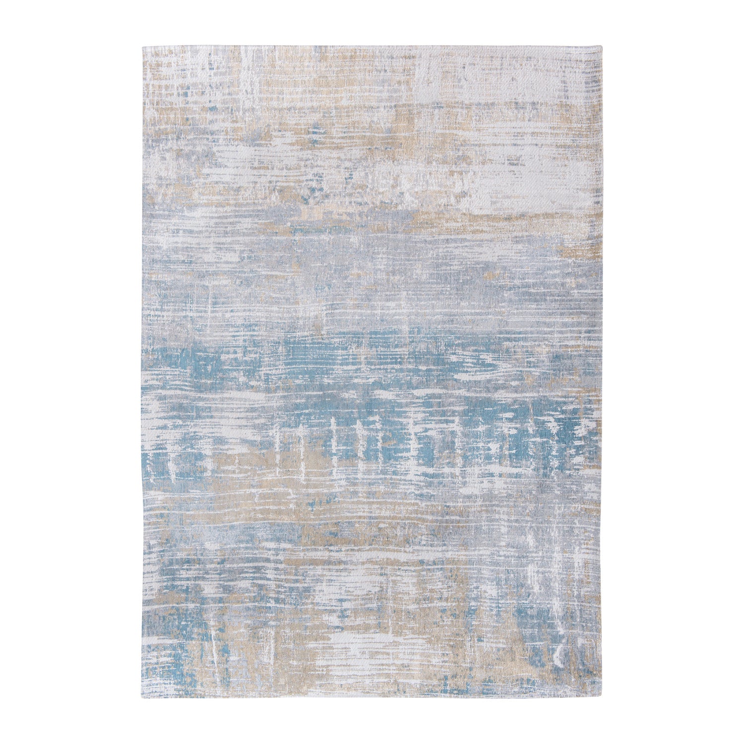 Louis de Poortere Streaks Vloerkleed 240 x 340 cm - Long Island Blue