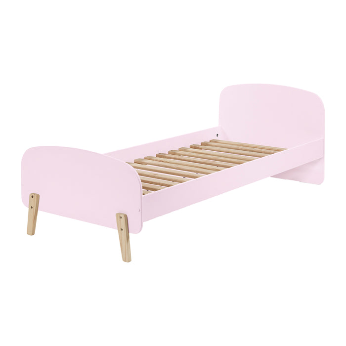 Vipack Kiddy Eenpersoonsbed 90 x 200 cm - Oudroze