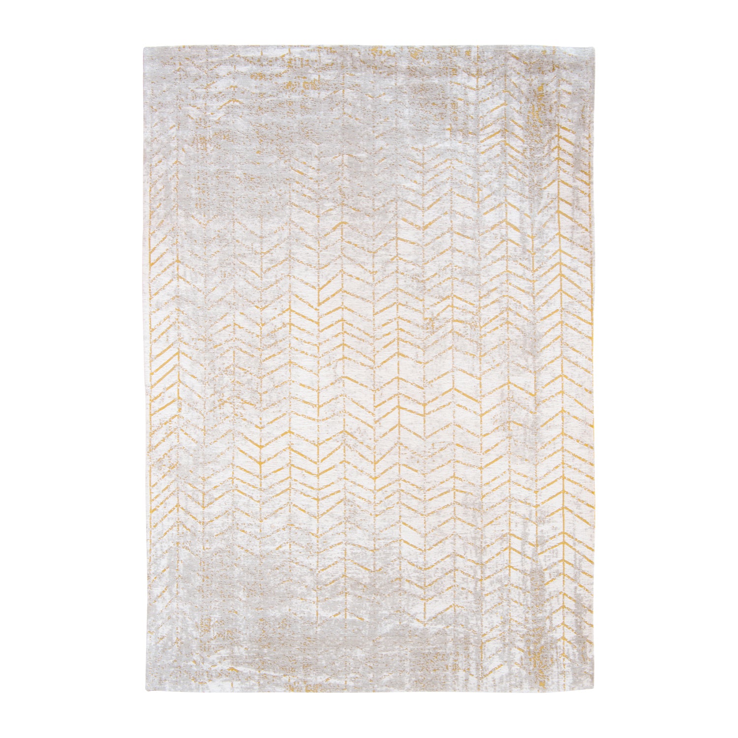 Louis de Poortere Jacob's Ladder Vloerkleed 80 x 150 cm - Central Yellow