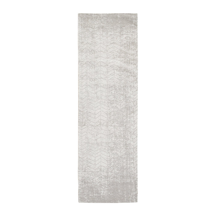 Louis de Poortere Jacob's Ladder Runner Vloerkleed 80 x 250 cm - White Plains
