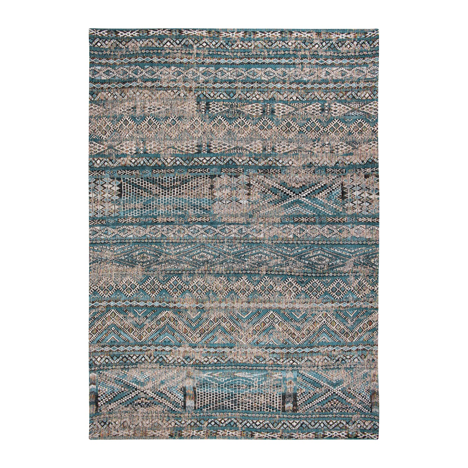 Louis de Poortere Kilim Vloerkleed 240 x 340 cm - Zemmuri Blue