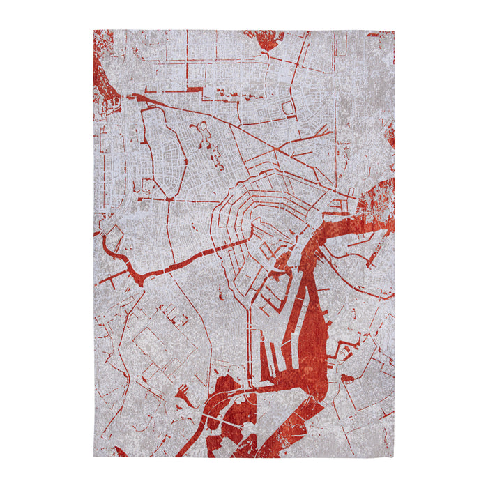 Louis de Poortere Cities Vloerkleed 170 x 240 cm - Orange Cut