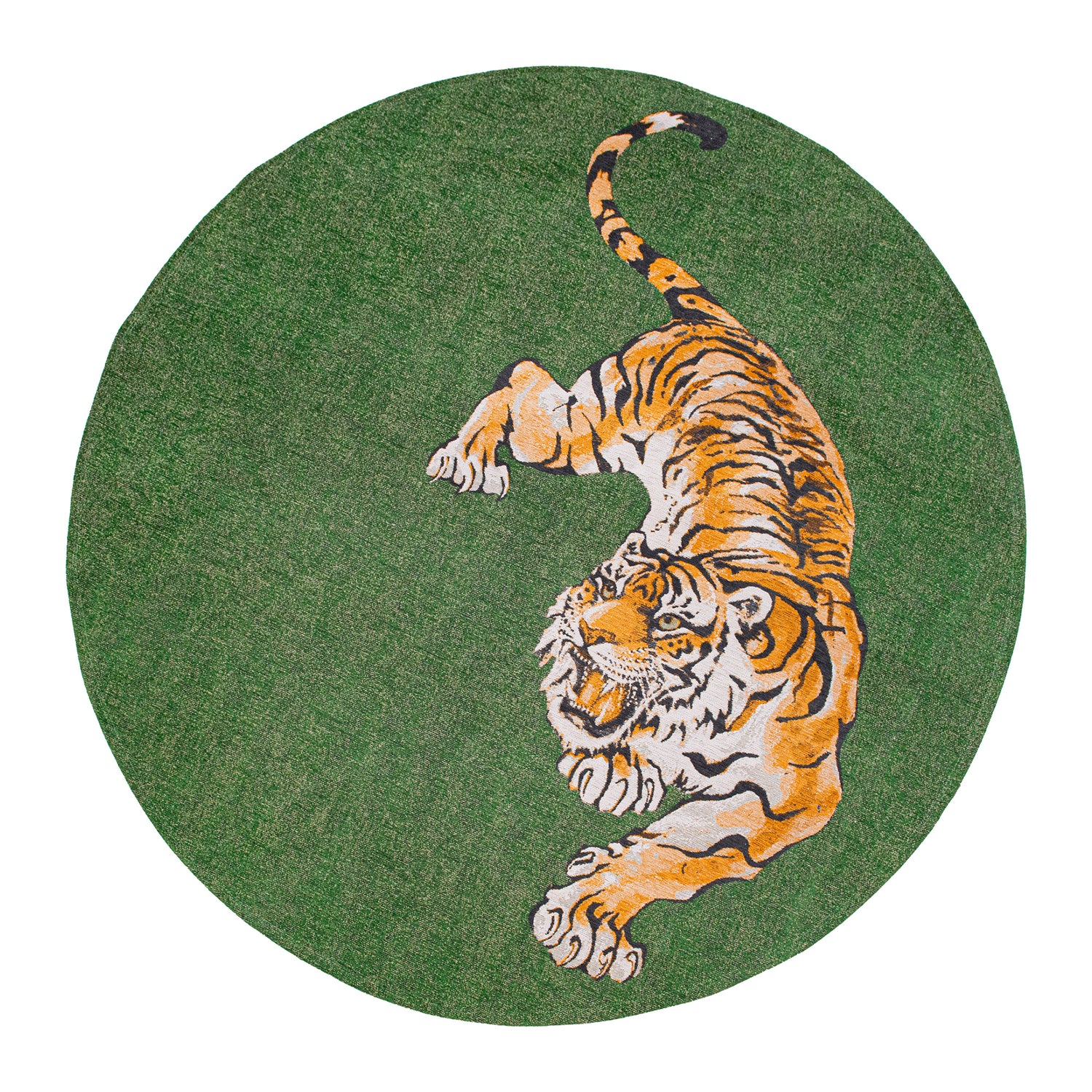 Louis de Poortere Pop Vloerkleed Ø 240 cm - Green On Fire