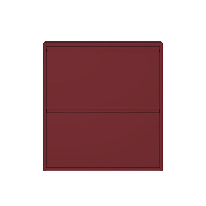 by fonQ Klip Schoenenkast - 2 Vakken - Bordeaux