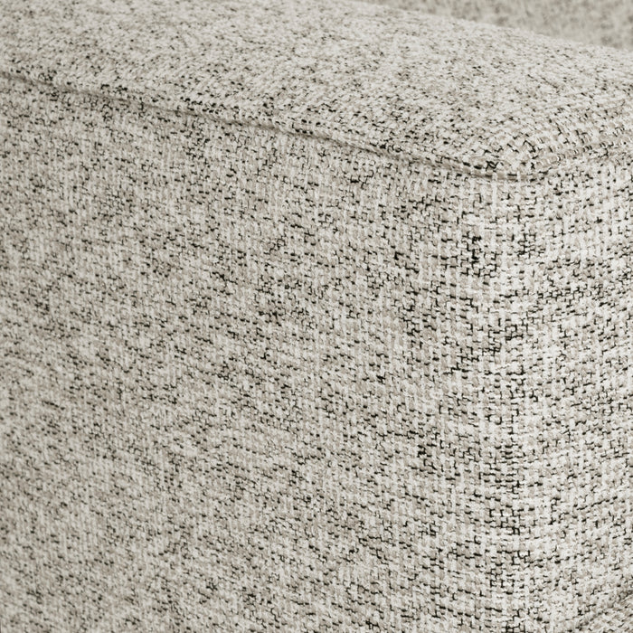 by fonQ Loft Hoekbank met Chaise Longue Links - Chenille Melange - Ecru