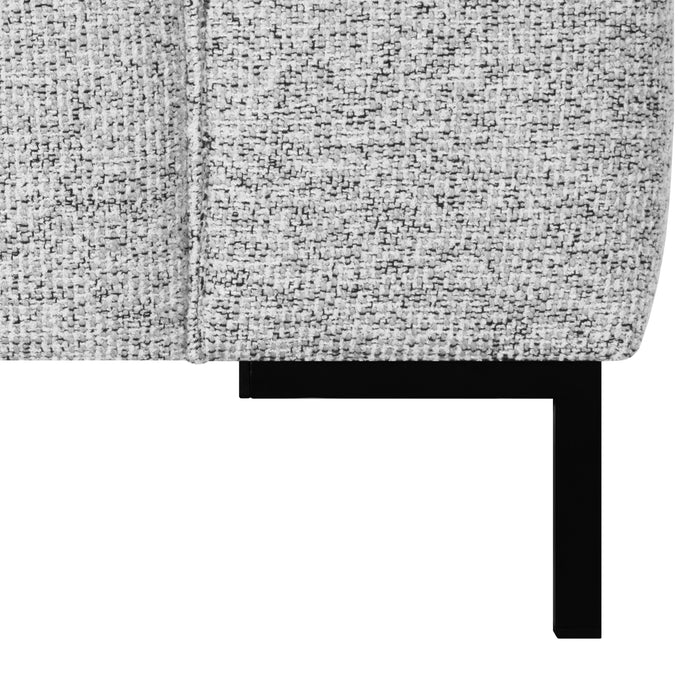 by fonQ Loft Hoekbank met Chaise Longue Links - Chenille Melange - Ecru